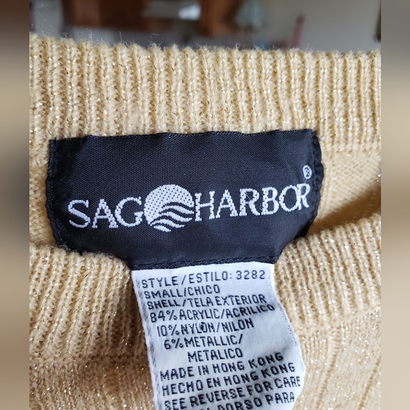 Gold glittered oversized sweater - Picture 2 of 11